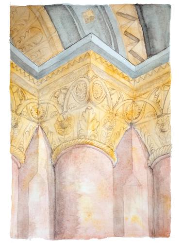Original Architecture Paintings by Emily Handley