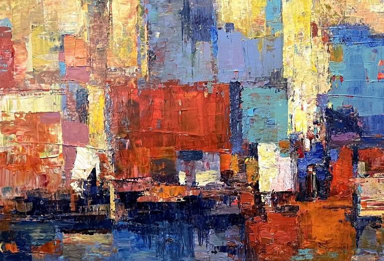 Original Abstract Expressionism Abstract Painting by Yurii Vatkin