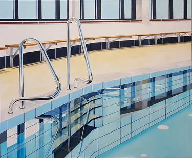 Original Photorealism Architecture Paintings by Alex Krull