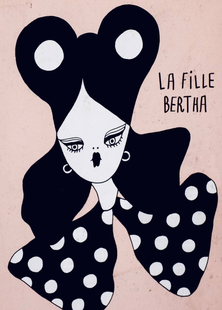 murales series: la fille bertha - Limited Edition of 10 - Print
