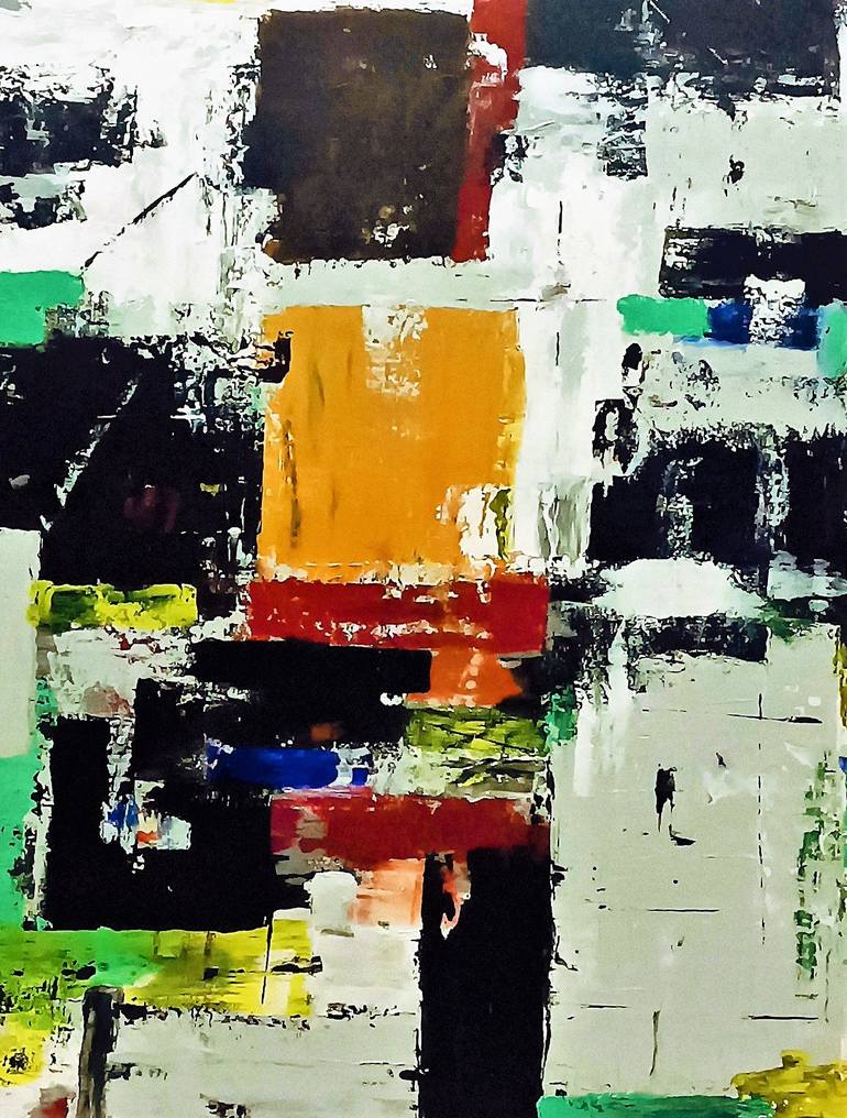 Original Abstract Painting by Chris Masouras