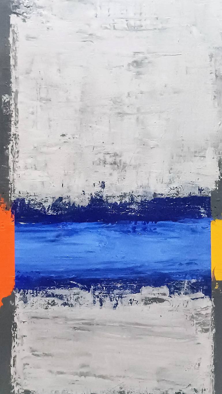 Original Abstract Expressionism Abstract Painting by Chris Masouras