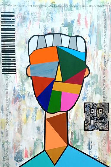 Print of Cubism Abstract Paintings by Chris Masouras