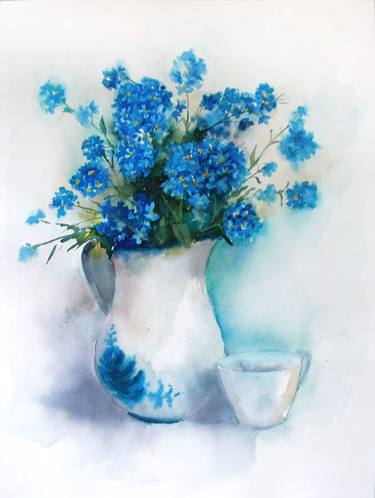 Original Fine Art Floral Paintings by Anastassiya Suslova