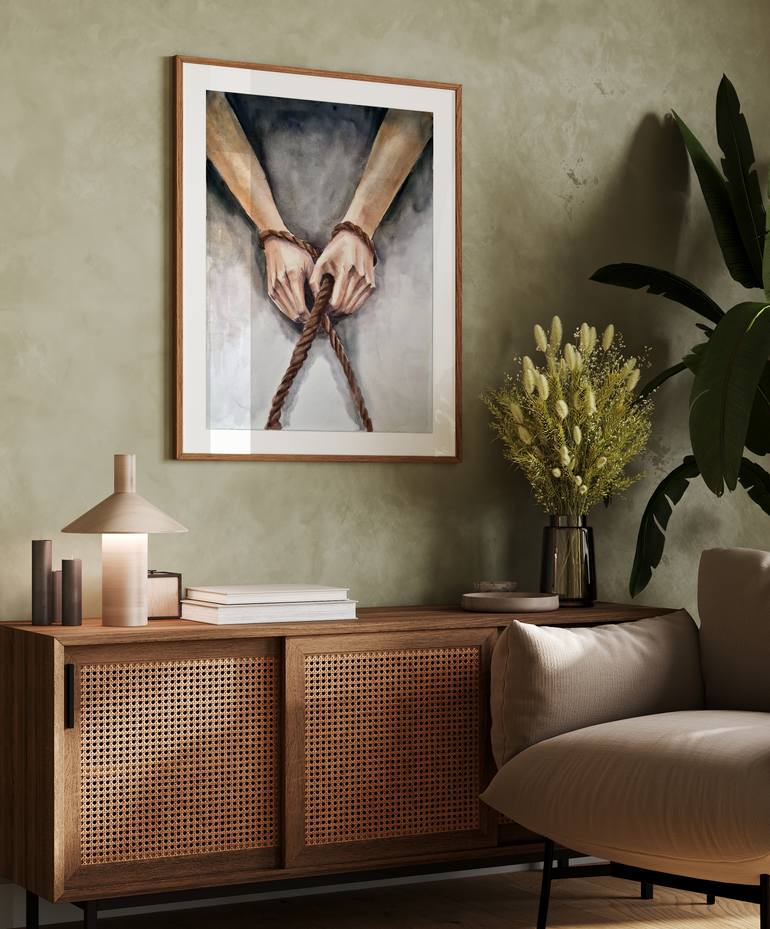 Original Conceptual Women Painting by Anastassiya Suslova