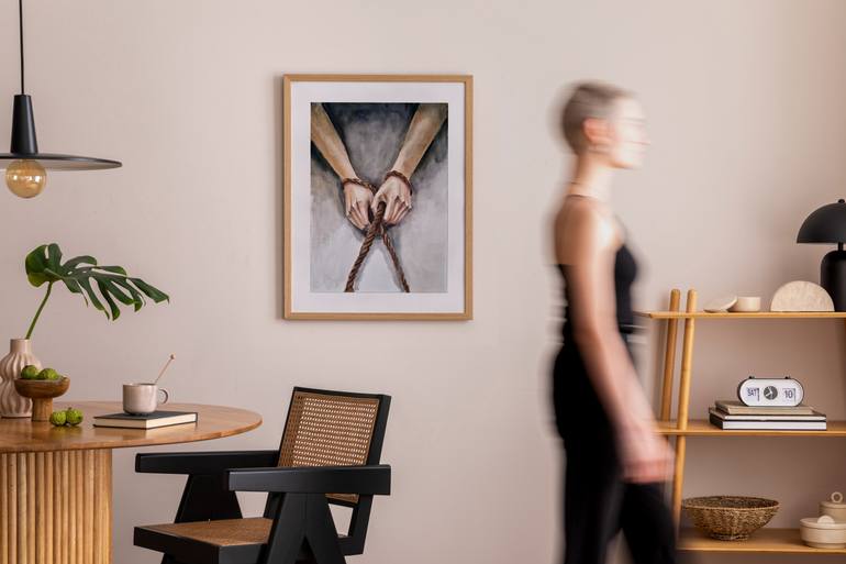 Original Conceptual Women Painting by Anastassiya Suslova