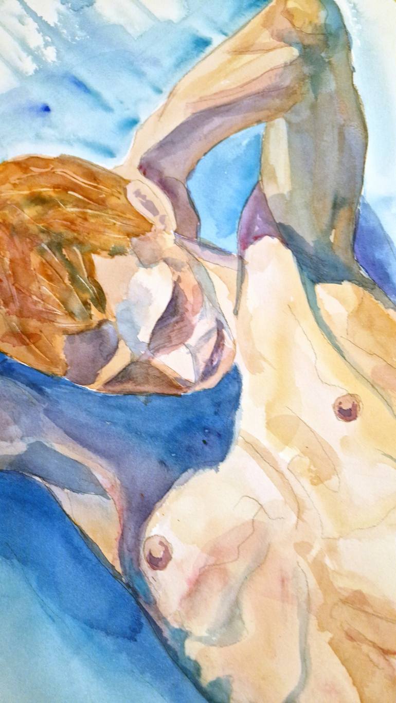 Original Contemporary Nude Painting by Anastassiya Suslova
