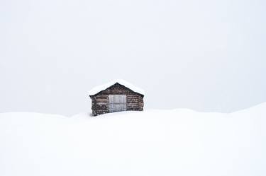 Hut. Dolomites. Art photography in the style of minimalism. thumb