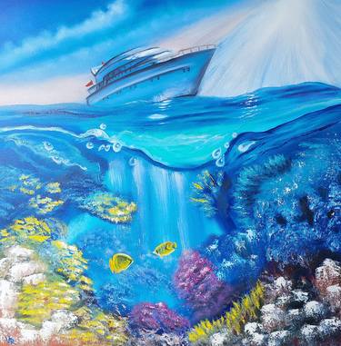 Original Seascape Paintings by Valentyna Rybkina