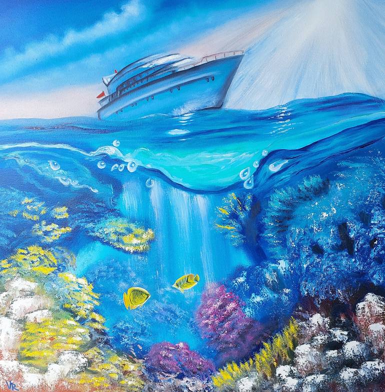 underwater room art