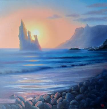 Original Seascape Paintings by Valentyna Rybkina