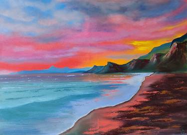 Original Seascape Paintings by Valentyna Rybkina