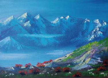 Original Fine Art Landscape Paintings by Valentyna Rybkina