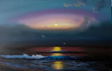 Original Fine Art Seascape Paintings by Valentyna Rybkina