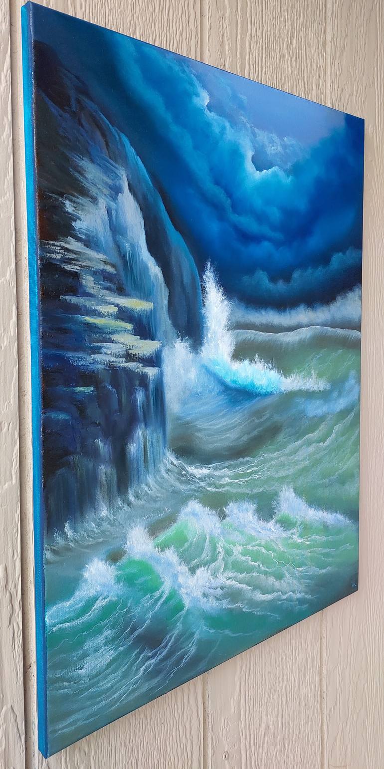 Original Other Seascape Painting by Valentyna Rybkina