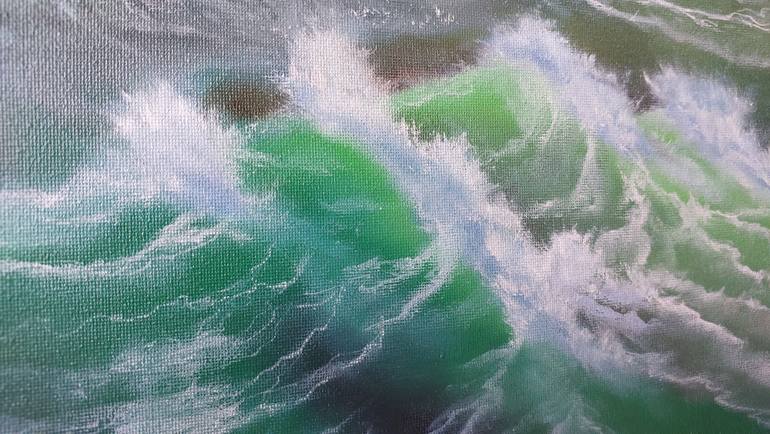 Original Other Seascape Painting by Valentyna Rybkina