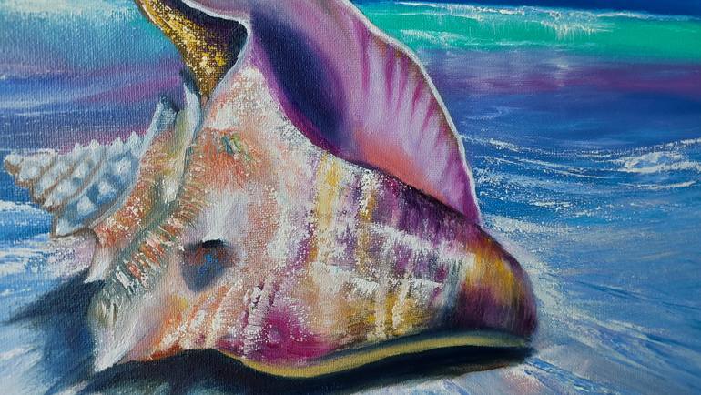 Original Realism Seascape Painting by Valentyna Rybkina