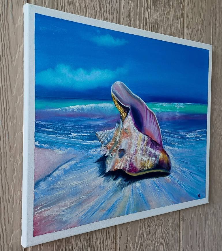 Original Realism Seascape Painting by Valentyna Rybkina