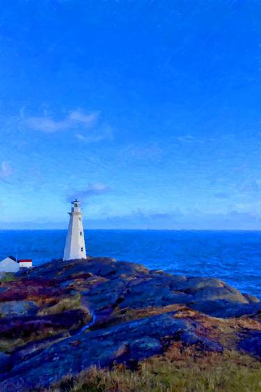 Newfoundland Series, Cape Spear - White Lighthouse thumb
