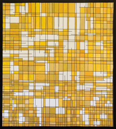 Original Abstract Geometric Painting by Benjamin Salvatore
