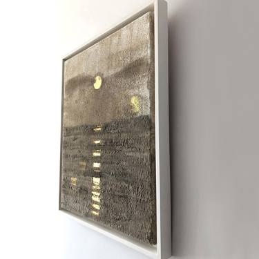 GOLD UNITY TWO - 45x55cm sand and gold on canvas Painting thumb