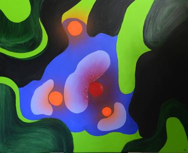 Original Abstract Nature Paintings by Carl Scholfield
