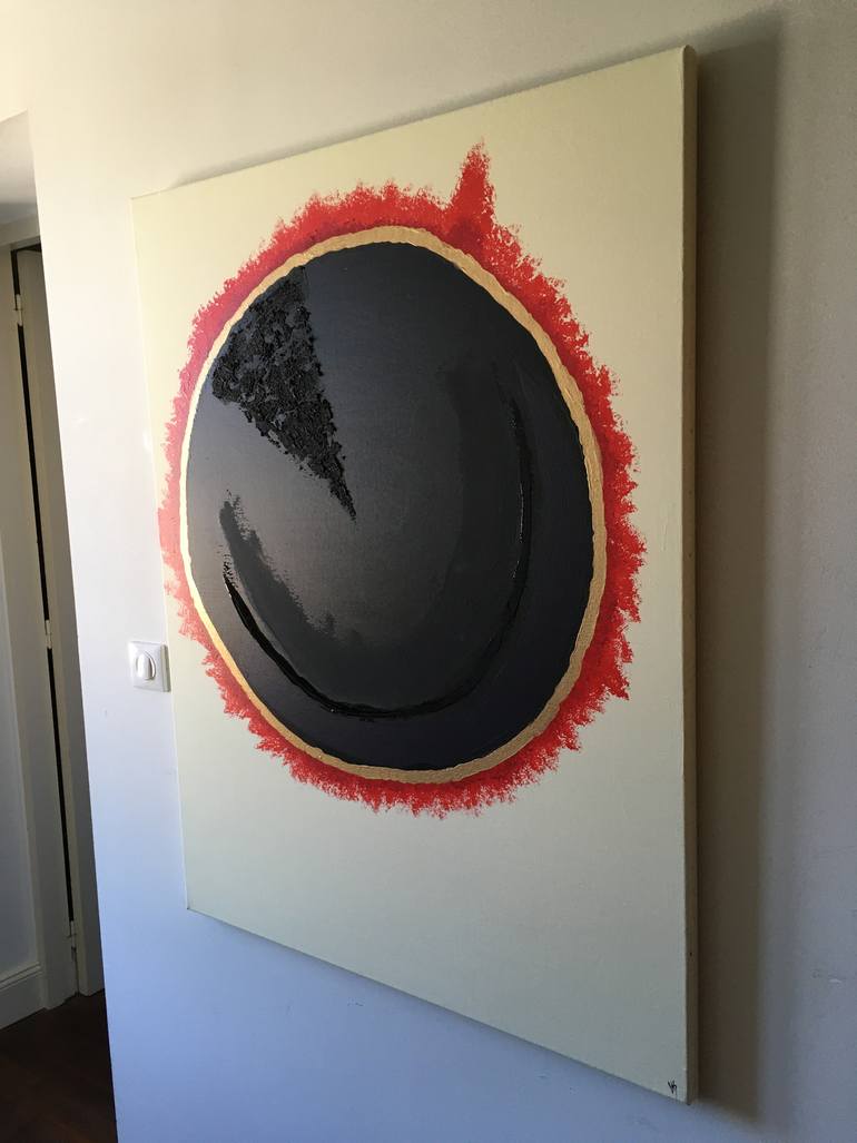 Original Abstract Expressionism Abstract Painting by Carl Scholfield