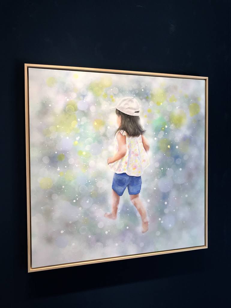 Original Contemporary Time Painting by Eunjung Chang