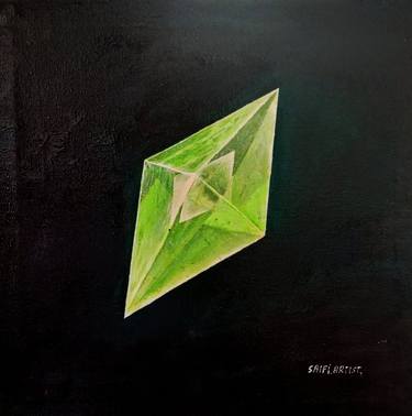 Original Art Deco Technology Paintings by Hanzalah Saifi
