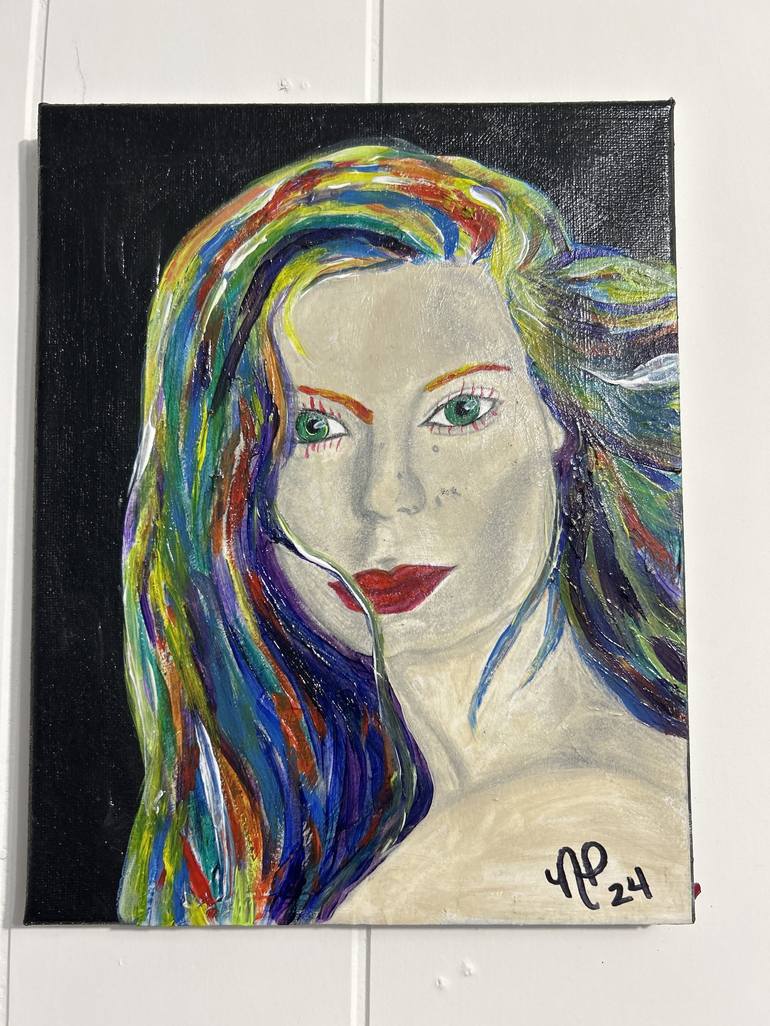 Original Art Deco Fashion Painting by Nicole Pazin