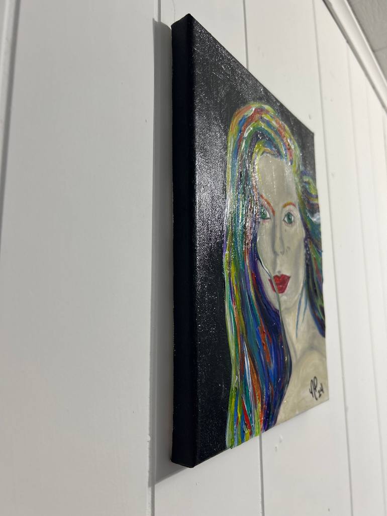 Original Art Deco Fashion Painting by Nicole Pazin