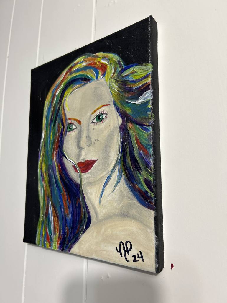 Original Art Deco Fashion Painting by Nicole Pazin