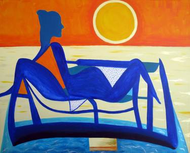 Original Figurative Women Paintings by Jose Antonio Rivero