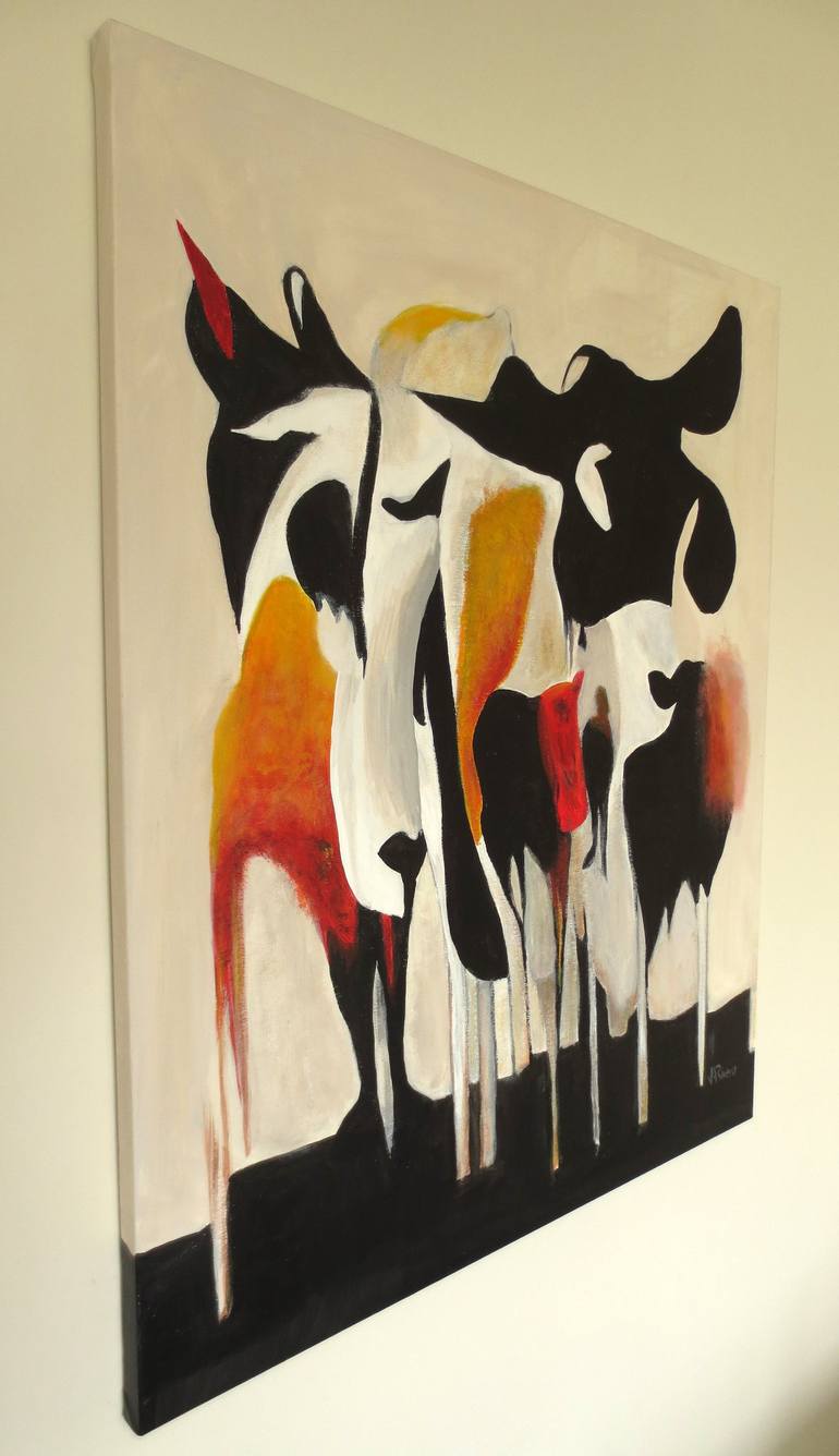 Original Abstract Animal Painting by Jose Antonio Rivero