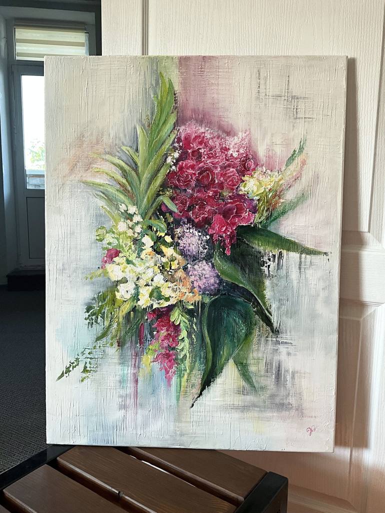 Original Contemporary Floral Painting by Natalia Yasko