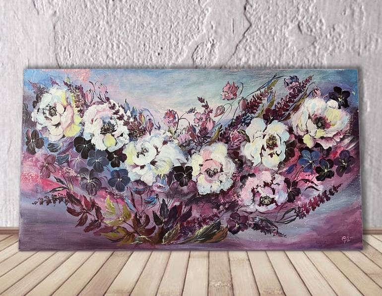 Original Contemporary Floral Painting by Natalia Yasko