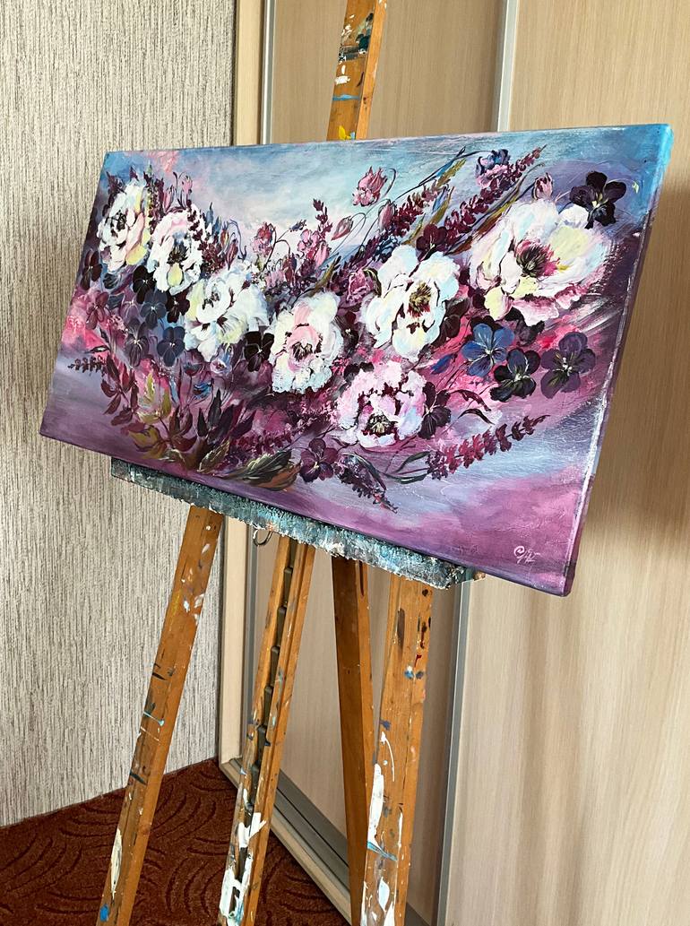 Original Contemporary Floral Painting by Natalia Yasko