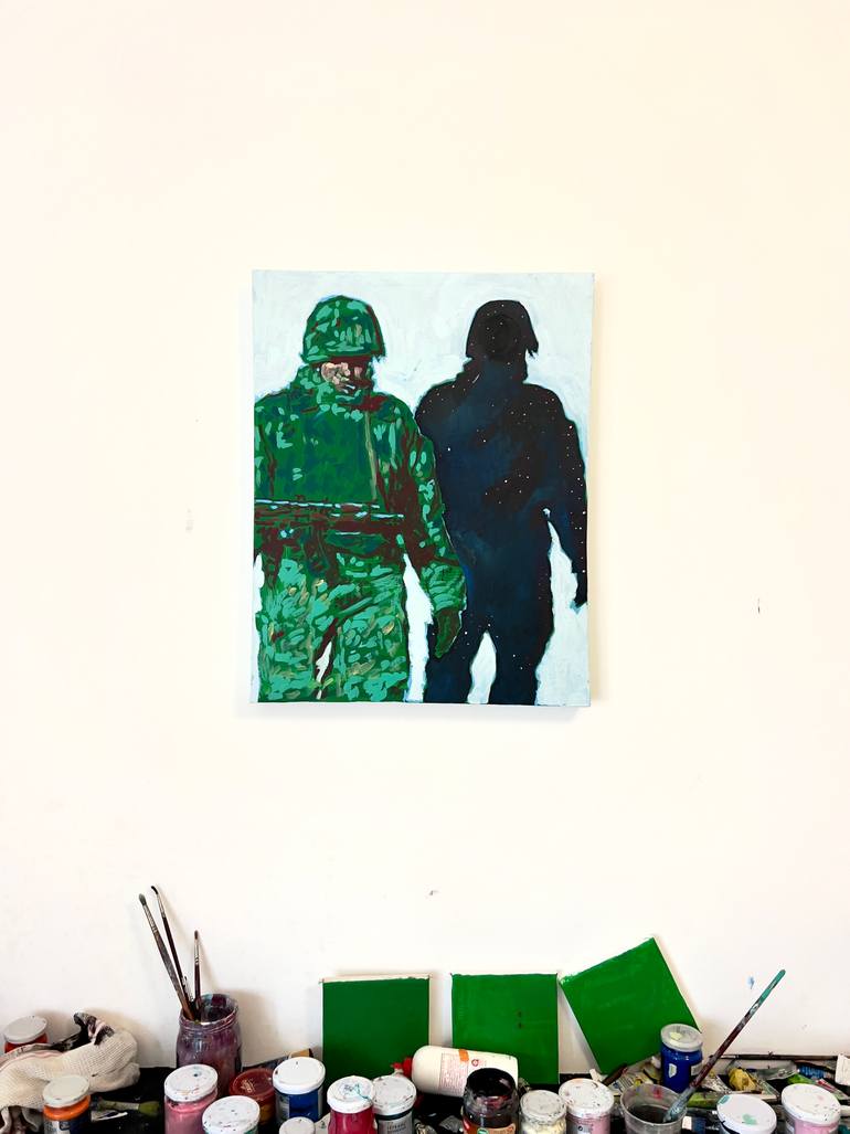 Original Figurative People Painting by Andrea Starinieri