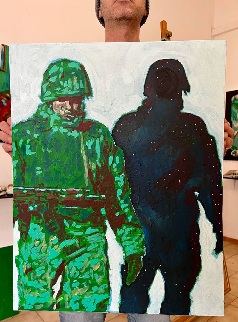 Original Figurative People Painting by Andrea Starinieri