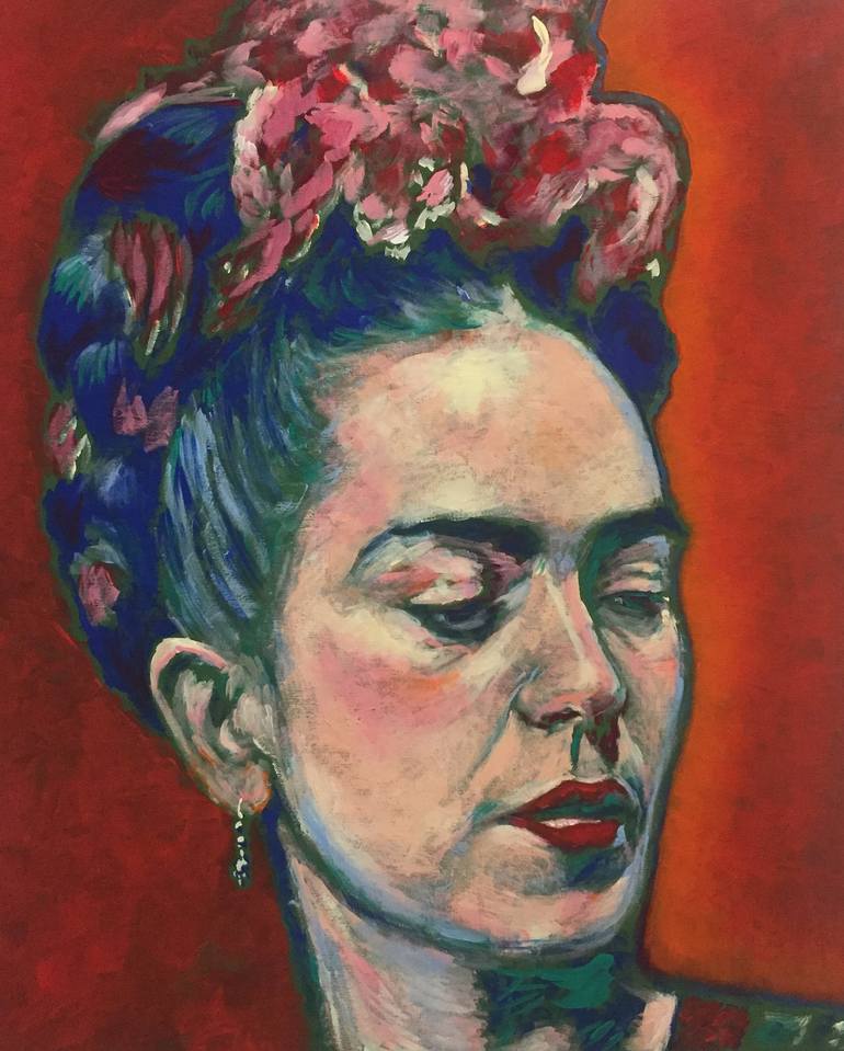 Frida Kahlo #2 Painting By Andrea Starinieri 