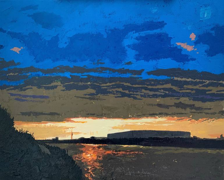 The Embankment Painting by Eva De Vlam | Saatchi Art