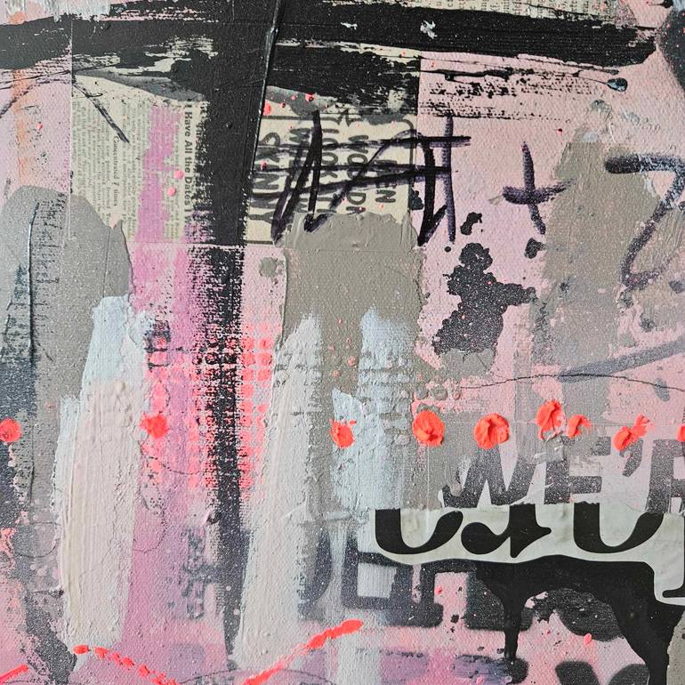 Original Abstract Expressionism Abstract Mixed Media by Lorette C Luzajic