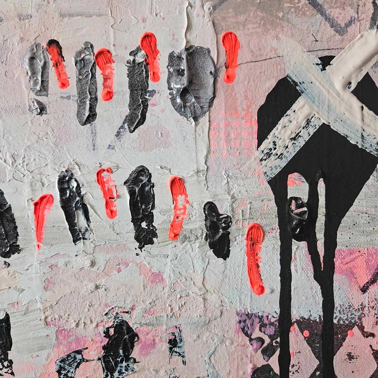 Original Abstract Expressionism Abstract Mixed Media by Lorette C Luzajic