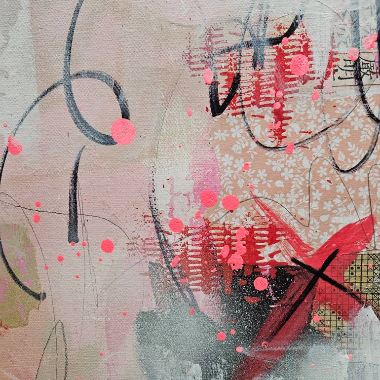 Original Abstract Expressionism Abstract Mixed Media by Lorette C Luzajic