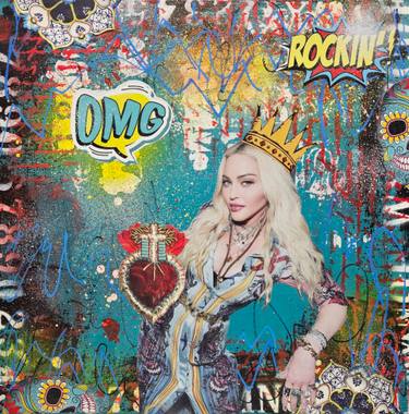 Original Contemporary Music Mixed Media by Lorette C Luzajic