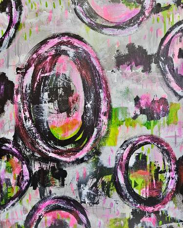 Original Abstract Expressionism Abstract Paintings by Lorette C Luzajic