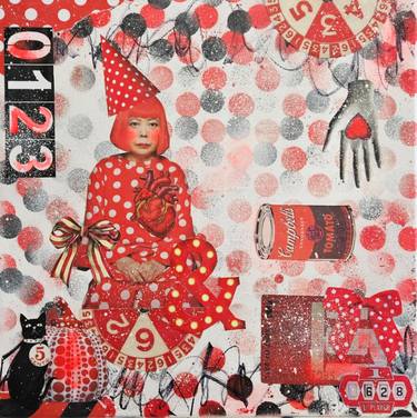Original Contemporary Pop Culture/Celebrity Mixed Media by Lorette C Luzajic
