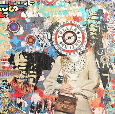 Original Street Art Fashion Mixed Media by Lorette C Luzajic