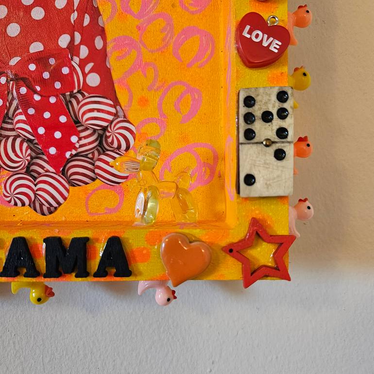 Original Pop Art Pop Culture/Celebrity Mixed Media by Lorette C Luzajic