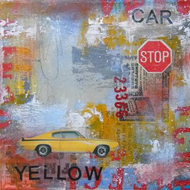 Original Abstract Car Paintings by Lorette C Luzajic